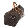 Image 2 : Louis Vuitton Brown Monogram Canvas Keepall 55cm Travel Bag