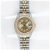 Image 3 : Rolex Ladies 2 Tone Champagne Diamond Lugs Oyster Perpetual Datejust Wristwatch