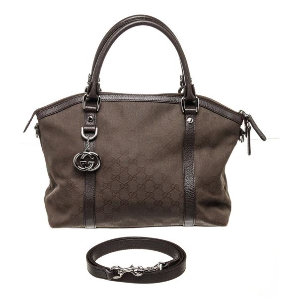 Gucci Brown Leather Shoulder Bag