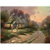 Image 1 : Teacup Cottage  by Thomas Kinkade