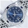 Rolex 26 Ladies Stainless Steel Factory Blue Roman Datejust Wit Rolex Box