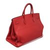 Image 7 : Hermes Red Leather Birkin 40cm Satchel Bag