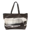 Image 1 : Chanel Black Canvas Karl Lagerfeld Le Mobile Art Tote Bag