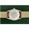 Image 8 : Rolex Mens 2T Champagne Index Wristwatch With Brown Leather Band With Rolex Box