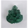 Image 4 : Hand Carved Malachite Stone Frog Toad