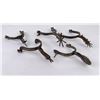 Image 2 : Group of Antique Transitional Single Cowboy Spurs