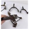 Image 4 : Group of Antique Single Cowboy Spurs