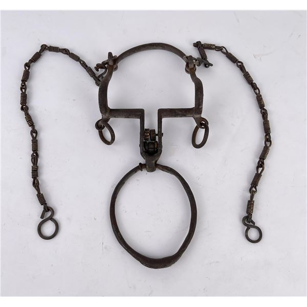 Antique Silver Mounted Mexican Ring Horse Bit