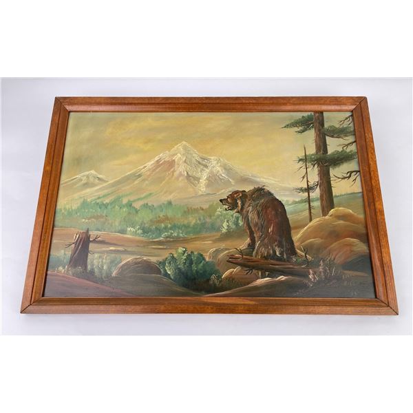 Emil Rieck Glacier Park Montana Painting