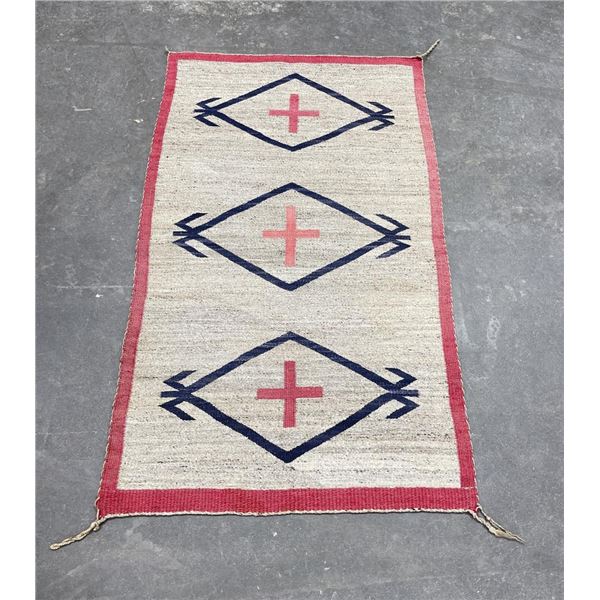 Navajo Indian JB Moore Water Bug Rug Blanket