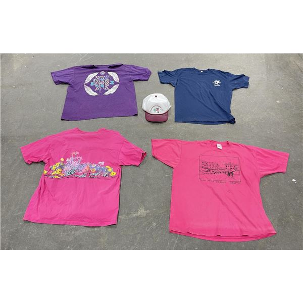 Group of Vintage T Shirts and Hat
