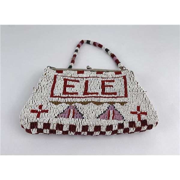 Montana Blackfoot Indian Beaded Purse