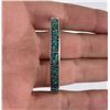 Image 1 : Zuni Turquoise Chip Inlay Silver Bracelet