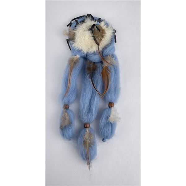 Montana Indian Wool and Rabbit Dreamcatcher