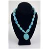 Image 2 : Navajo Turquoise and Sterling Silver Necklace