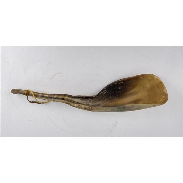 Shoshone Indian Sheep Eater Effigy Horn Spoon