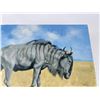 Image 6 : Michael Schreck Blue Wildebeest Oil on Canvas