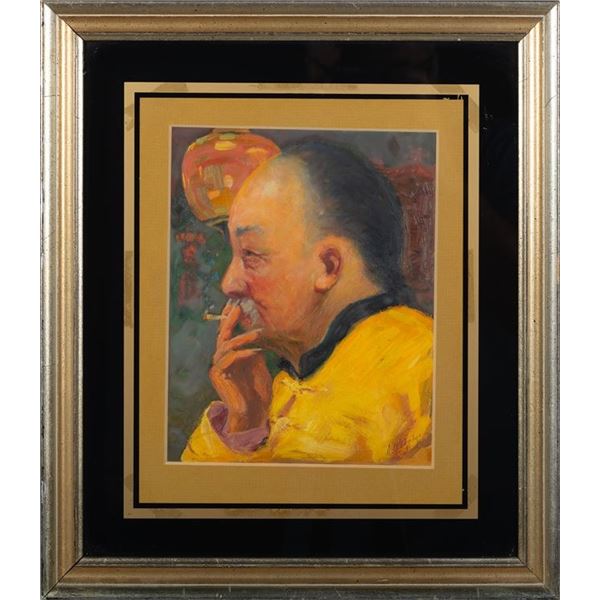 Arthur Burnside Dodge Chinese Merchant Painting