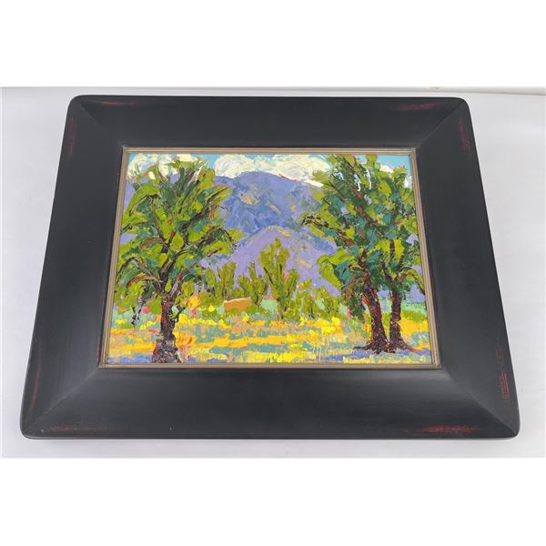 Michelle Chrisman Sunflower Fields Taos Painting