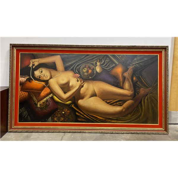 Charles Wysocki Reclining Nude Painting