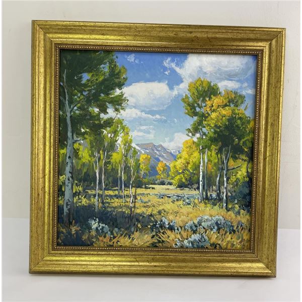 Taylor Lynde Montana Painting Through the Valleys