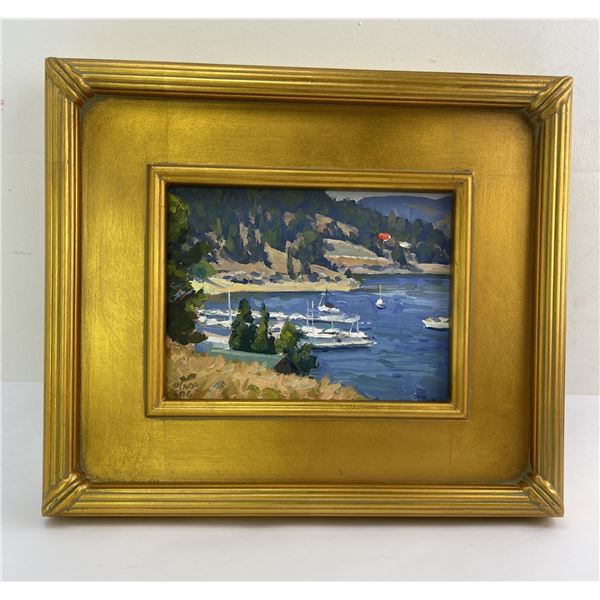 Taylor Lynde Montana Painting Montana Marina