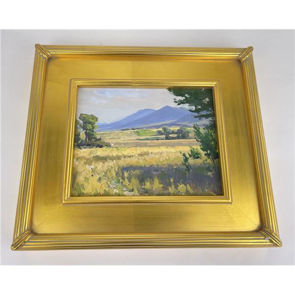 Taylor Lynde Montana Painting Entering a Big Field