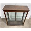 Image 2 : Antique Oak Display Cabinet Show Case