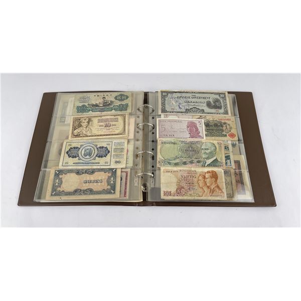 Collection of Foreign Currency Bank Notes