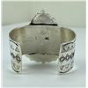 Image 3 : Giant Navajo White Buffalo Turquoise Bracelet