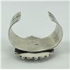 Image 5 : Giant Navajo White Buffalo Turquoise Bracelet