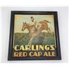 Image 1 : Carlings Red Cap Ale Advertising Sign