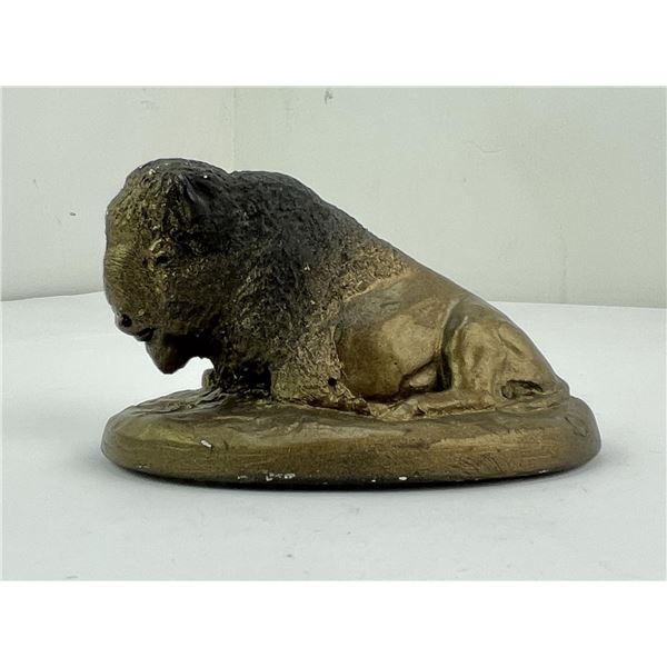 Plaster Buffalo Artists Sculpture Montana