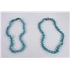 Image 1 : Turquoise Dyed Howlite Necklaces