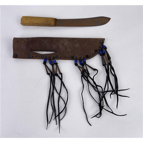 Montana Indian Made Knife and Sheath