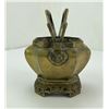Image 2 : Antique Chinese Bronze Handled Censer