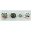 Image 1 : Group of 4 Art Glass Paperweights