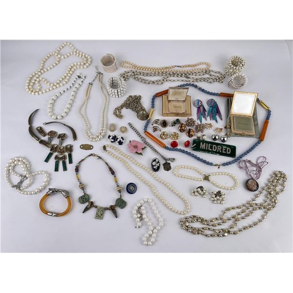 Large Group of Costume Jewelry