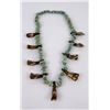 Image 3 : Navajo Buffalo Tooth Turquoise Nugget Necklace