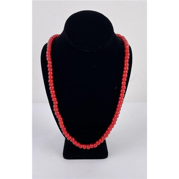 Hudson Bay Red White Heart Trade Beads