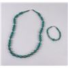 Image 2 : Navajo Blue Howlite Sterling Necklace Bracelet