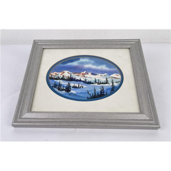 Nels Olson Montana Watercolor Painting