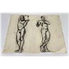 Image 1 : Frederick Kress Drawing Nude Study California