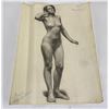 Image 1 : Frederick Kress Drawing Nude Study California