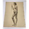 Image 1 : Frederick Kress Drawing Nude Study California