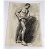 Image 1 : Frederick Kress Drawing Nude Study California