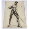 Image 1 : Frederick Kress Drawing Nude Study California