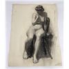 Image 1 : Frederick Kress Drawing Nude Study California