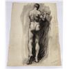 Image 1 : Frederick Kress Drawing Nude Study California