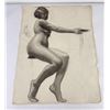 Image 1 : Frederick Kress Drawing Nude Study California